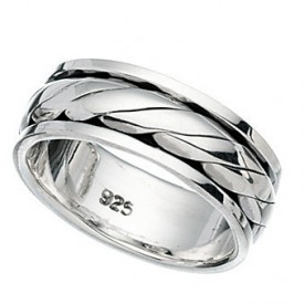 Stříbrný prsten pro muže