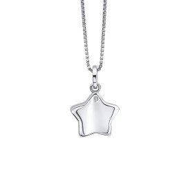 Dětský stříbrný náhrdelník D for diamond