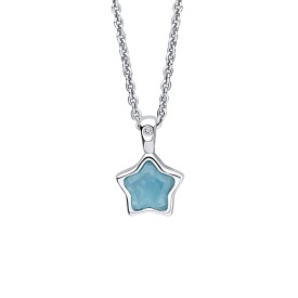 Dětský stříbrný náhrdelník D for diamond, Prosinec