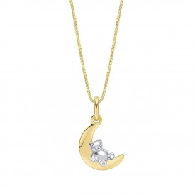 Dětský stříbrný náhrdelník D for diamond