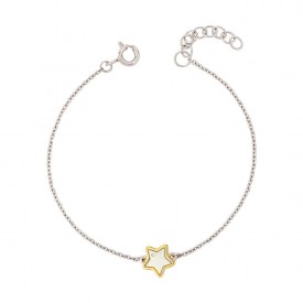 Dětský stříbrný náramek D for diamond
