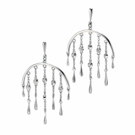Exkluzívní stříbrné náušnice FIORELLI silver