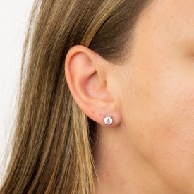 Luxusní stříbrné náušnice Diamonfire 0,75ct