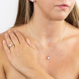 Luxusní stříbrné náušnice Diamonfire 0,75ct