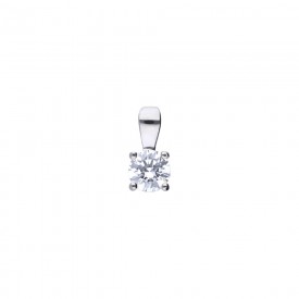 Luxusní stříbrné přívěsek s řetízkem Diamonfire 0.5ct