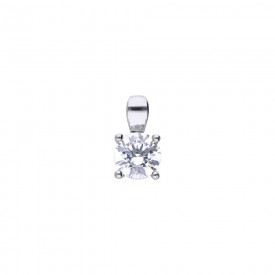 Luxusní stříbrné přívěsek s řetízkem Diamonfire 0.75ct