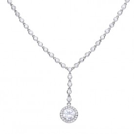 Luxusní stříbrný náhrdelník zn. Diamonfire