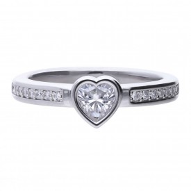 Luxusní stříbrný prsten zn. Diamonfire