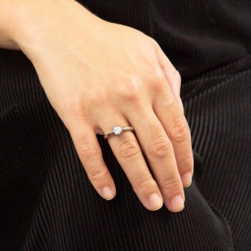 Luxusní stříbrný prsten zn. Diamonfire 0.75ct