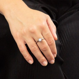 Luxusní stříbrný prsten zn. Diamonfire 1ct