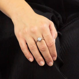 Luxusní stříbrný prsten zn. Diamonfire 2ct