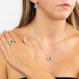 Luxusní stříbrný prsten zn. Diamonfire