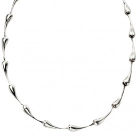 Náhrdelník stříbrné kapky