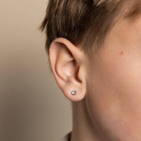 Ocelové náušnice pro kluka Fred Bennett