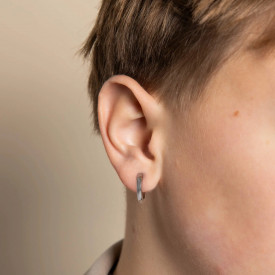 Ocelové náušnice pro kluka Fred Bennett