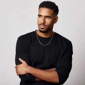 Pánský náhrdelník Fred Bennett - stříbro 925 gold plated