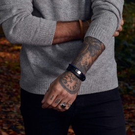 Pánsky náramek Fred Bennett Tygří oko Blue