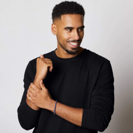 Pánský náramek Fred Bennett - modrý lapis