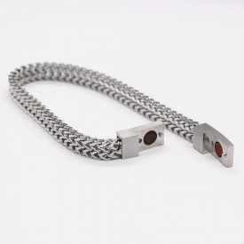 Pánský ocelový ID náramek na gravírování