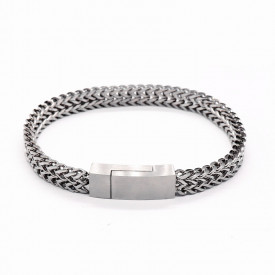 Pánský ocelový ID náramek na gravírování