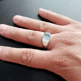 Pánsky stříbrný prsten