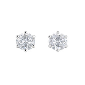 Stříbrné napichovačky Cubic Zirconia