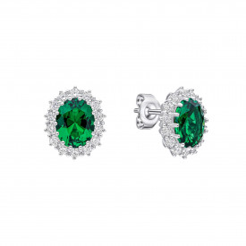 Stříbrné náušnice Diamonfire