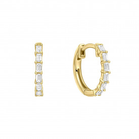 Stříbrné náušnice Diamonfire