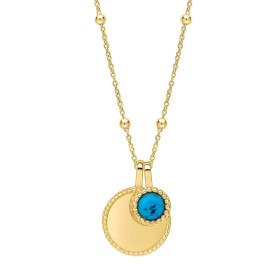 Stříbrný náhrdelník Birthstone Gold plated Prosinec