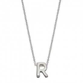 Stříbrný náhrdelník, písmeno R