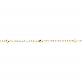 Stříbrný náhrdelník gold plated