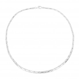 Stříbrný náhrdelník Organic Snake 41cm
