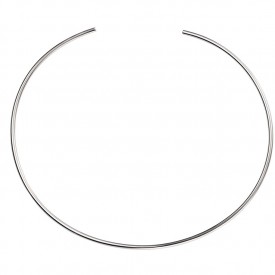 Stříbrný náhrdelník Plain neck torque