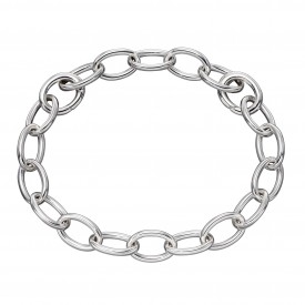 Stříbrný náramek - řetěz