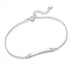 Stříbrný náramek cubic zirconia
