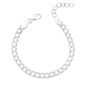 Stříbrný náramek Double Link Chain