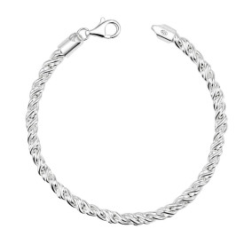 Stříbrný náramek pro muže Torsion Chain