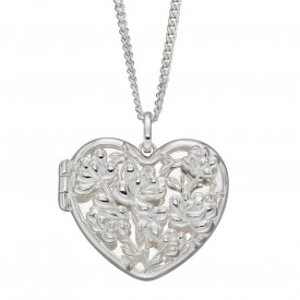 Stříbrný přívěsek Elements silver Medailon Srdce