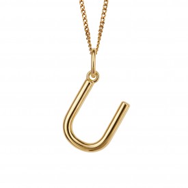 Stříbrný přívěsek - písmeno U