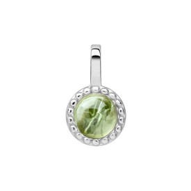 Stříbrný přívěsek Peridot - srpen