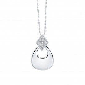 Stříbrný přívěsek s řetízkem Fiorelli silver