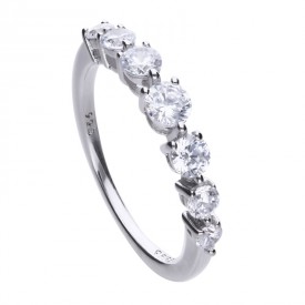 Stříbrný prsten Diamonfire se syntetickými diamanty