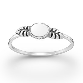 Stříbrný prsten na gravírování