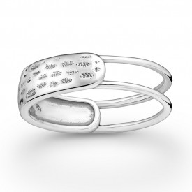 Stříbrný prsten OXIDIZED