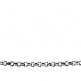 Stříbrný řetízek (83cm) - oxidised