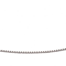 Stříbrný řetízek rodiovaná (41 - 46cm)