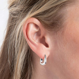 Stříbrné náušnice Chunky Tapered