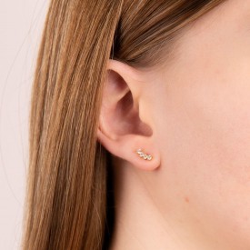 Stříbrné náušnice Diamonfire