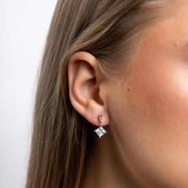 Stříbrné náušnice Diamonfire