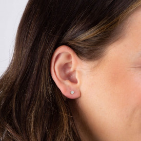 Stříbrné náušnice Elements silver CZ